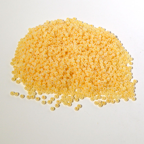 8/0 Cream Ceylon Czech Seed Bead | 50 gram bag 8/0 Cream Ceylon Czech Seed Bead | 50 gram bag