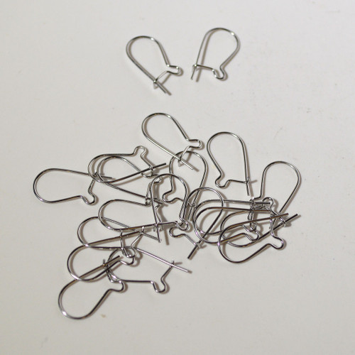 Surgical Steel Kidney earwire 17x8mm  | 50 pair  Surgical Steel Kidney earwire 17x8mm  | 50 pair