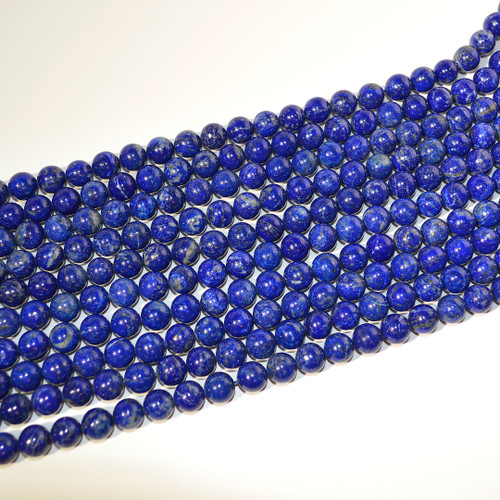 Lapis Round Bead Strand 10mm | 16" Strand