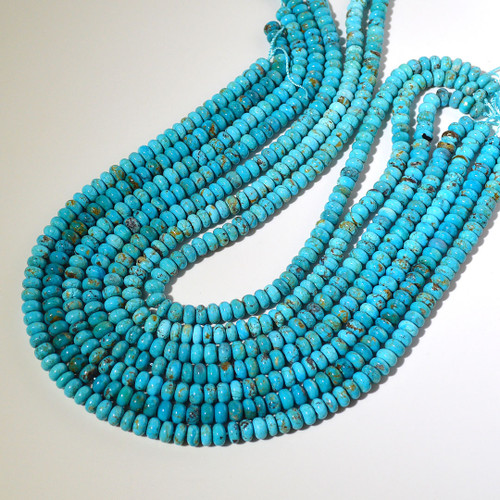 Turquoise Rondel | 8 x 5 mm