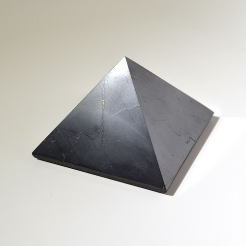 Shungite Pyramid | 8 x 8 cm base