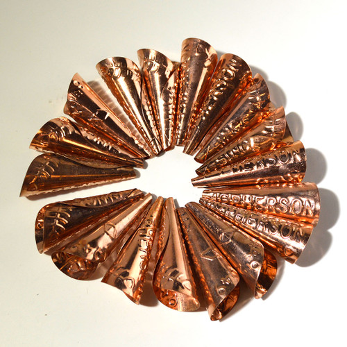 Small Copper Jingle Cones | 100ct pack