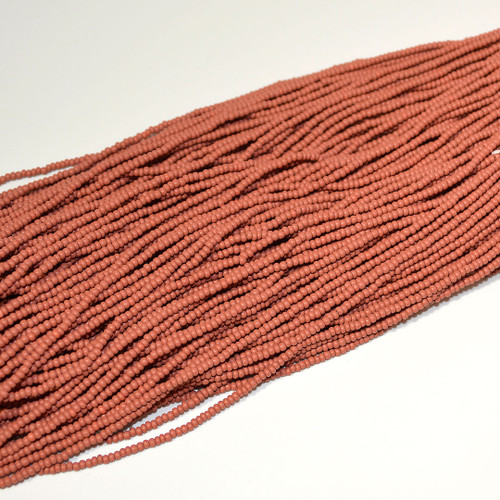 11/0 Permalux Brown Matte Czech Seed Bead | Hank
