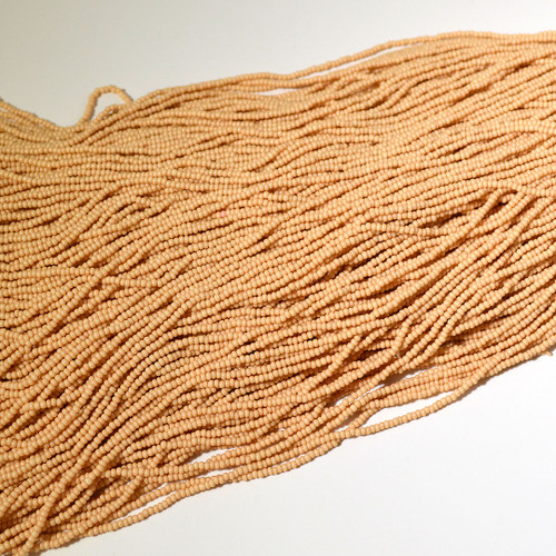 11/0 SOLGEL Chalk Light Brown Czech Seed Bead | Hank 