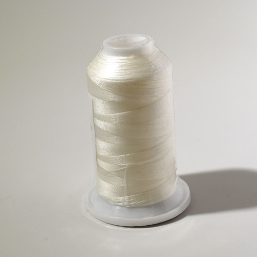 Ivory Bonded Nylon Beading Thread | 500M Spool 