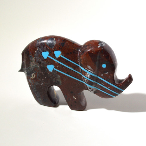 Elephant by Zuni artist Kenric Laiwakete | Red Marble