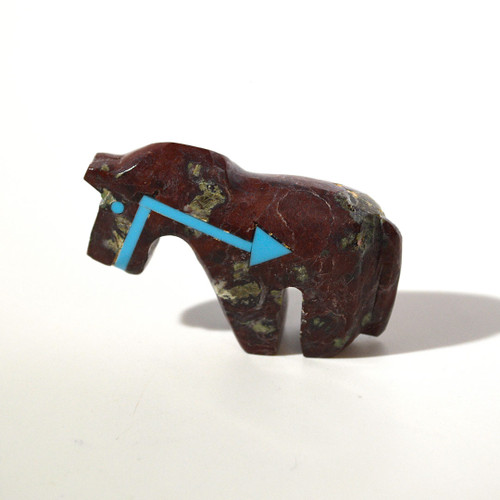 Bernard Laiwakete Horse Fetish | Red Marble #2