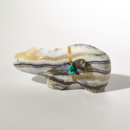 Leland Boone and Daphne Quam Mountain Lion Fetish | Calcite