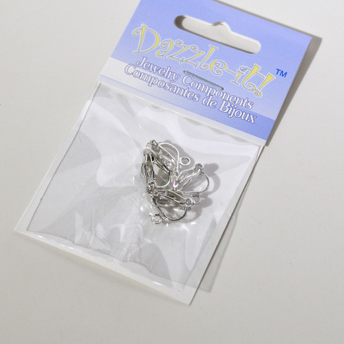 Silver Plate Clip on Earrings | 2 pairs 