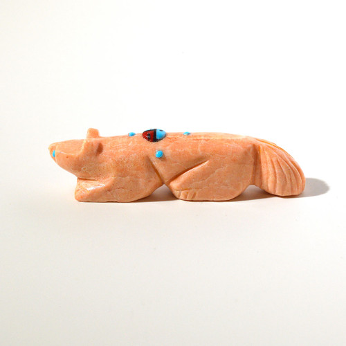 Danette Laate Wolf Fetish | Orange Alabaster