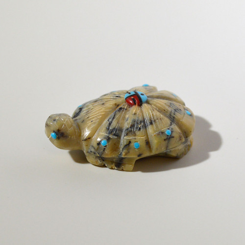 Turtle Fetish carved by Danette Laate | Serpentine