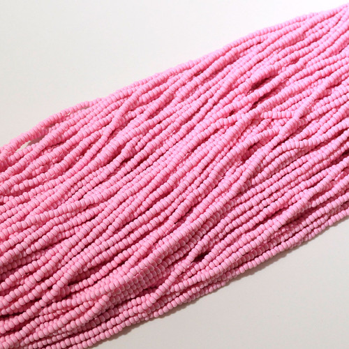 10/0 Permalux Light Pink Matte Czech Seed Bead