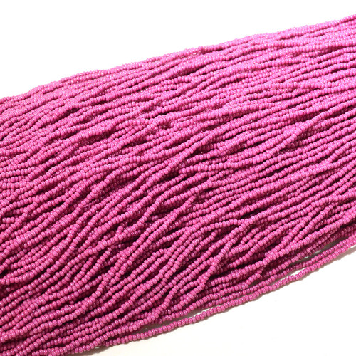 11/0 Bright Plum Purple Chalk Sphinx Terra Dyed | Hank