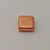 Copper, 18mm Brushed Square Bead