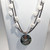 3-Strand Opera Necklace | Shell, Copper and Silver | 27 Inches