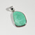 Variscite Freeform Sterling Silver Pendant 40x21mm