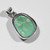 Variscite Freeform Sterling Silver Pendant 36x20mm