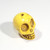 Yellow Large Magnesite Skull Beads 