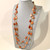 Copper, Red Hematoid Quartz and Hammershell Necklace Set