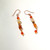 Carnelian, Copper and Seed Bead Necklace Set