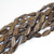 12x25mm Bronzite Twisted Oval Bead Strand