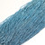 #12  Metallic Blue 3 Cut Czech Seed Bead | 1 Hank