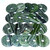 Green Zebra Stone 50mm Donut