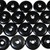 Black Agate 50mm Semi-Precious Donuts