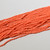 11/0 Opaque Coral Czech Seed Bead sold by the hank