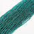 11/0 Silver Lined Teal Czech Seed Bead sold by the hank. 