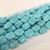 Dyed Magnesite 20x25mm Rectangle Bead Strand