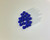 12mm Blue Resin Rose Beads | 10ct Bag