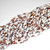 Fire Agate Faceted Beads