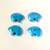 Block Dark Matrix Turquoise Bear Bead 22x30mm | Discount at 10+