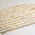 10mm White Fresh Water Pearls 1.5mm Drill hole | 8-inch Strand