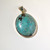 Turquoise Oval Pendant 43x31mm