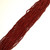 11/0 Burnt Rust Opaque Charlotte Cut Czech Seed Bead 