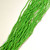 11/0 Light Green Opaque Charlotte Cut Czech Seed Bead 