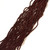 11/0 Dark Brown Opaque Charlotte Cut Czech Seed Bead
