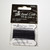 Black Silk Beading Thread with attached needle | Size 8