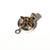 4 Marquise Stone Box Sterling Silver Box Clasp | Citrine