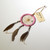 2" Pink Tin Cone Dream Catcher