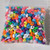 Acrylic Letter bead  8mm silver letters | 500 piece