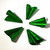 Metallic Green Adult Jingle Cones sold in 100ct pack