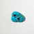 Reynold Lunasee Frog Fetish carved from turquoise. 