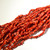 Light Red Coral Chip Beads