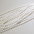 6mm Velvet White Czech Glass Beads Strand 