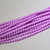 6mm Velvet Soft Magenta Czech Glass Beads Strand 