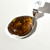 Amber and Sterling Silver Pendant 27x21 mm