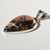 Native copper and sterling silver pendant 22x28mm